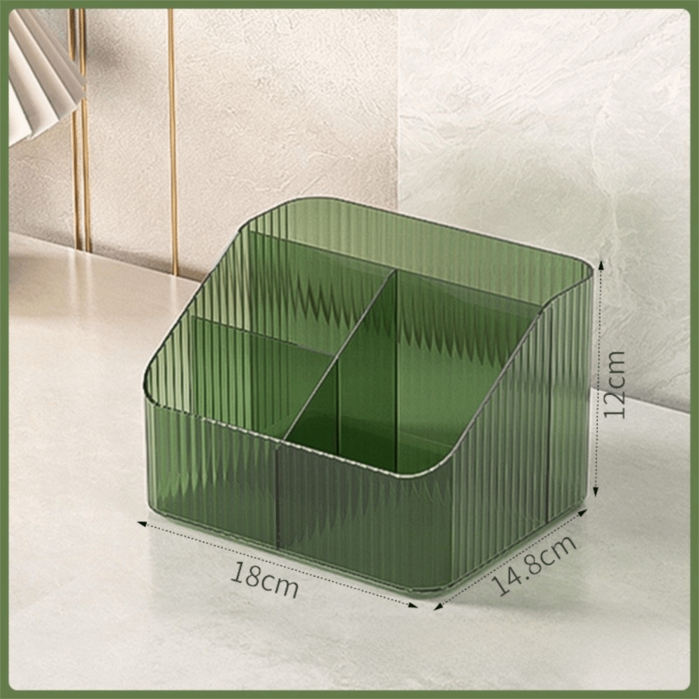 Beauty Makeup Lipstick - Transparent Cosmetic Storage Box Multi-Compartment 3/4