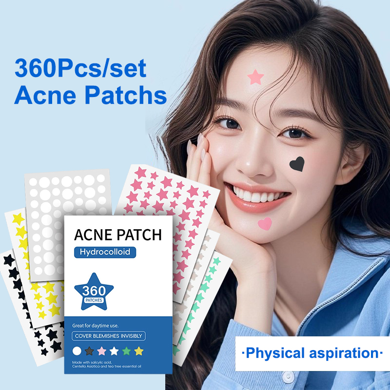Beauty And Makeup - 360Pcs Colorful Invisible Pimple Removal Anti-Acne