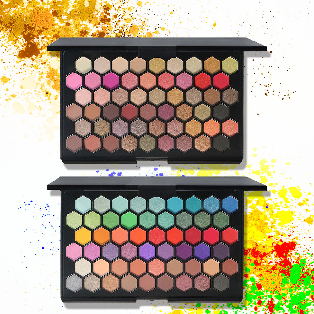 Beauty Book Makeup Kit - POPFEEL 54-Color Eyeshadow Palette - Versatile