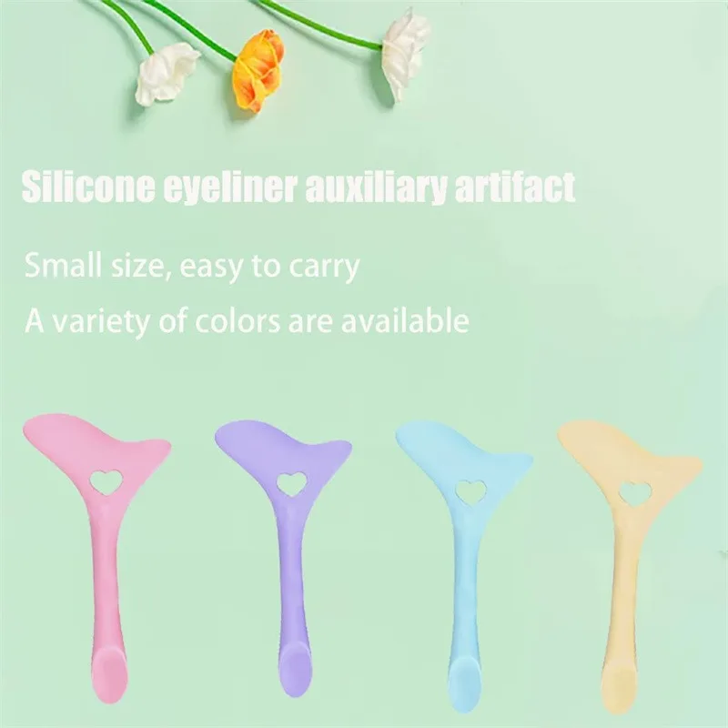 Beauty Makeup Drawing - Wholesale Reusable Silicone Eyeliner Stencil Multi-functional