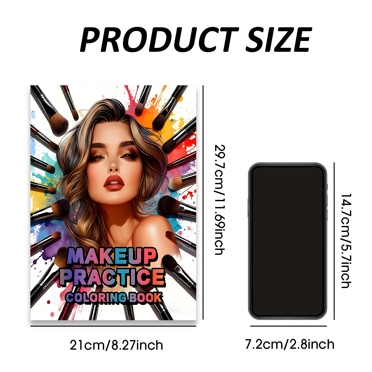 Beauty Makeup Drawing - Makeup Practice Coloring Book Beauty Woman