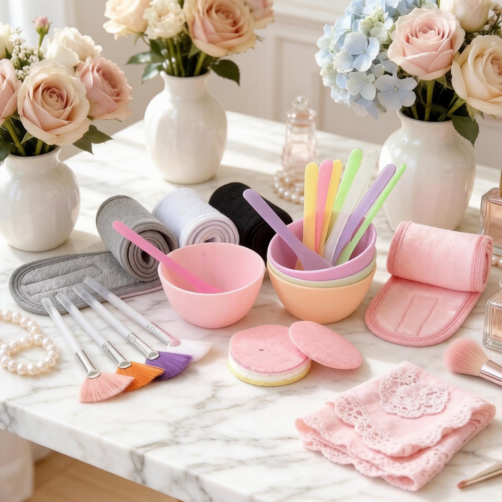 Beauty Makeup Face - Face Cover Spatula 37 Pieces Silicone