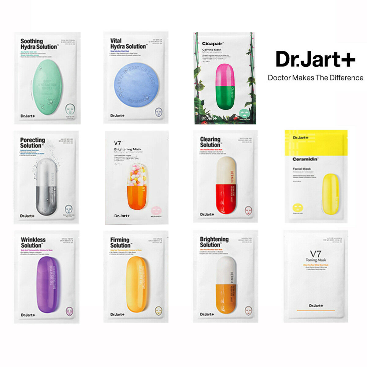 Sheet Face Mask Pack - Dr.Jart+ Dermask Sheet Mask Hydrating Face