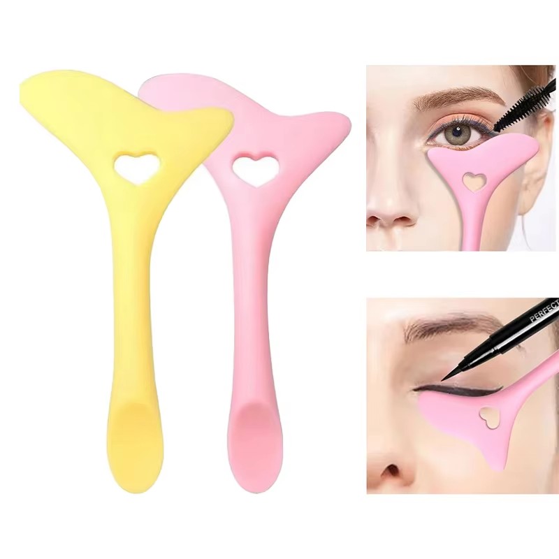 Beauty Makeup Drawing - 1-3pcs Silicone Eyeliner Makeup Stencils Wing