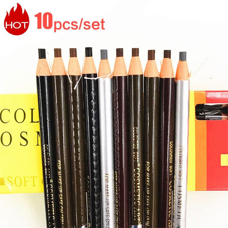 Eyebrow Pomade Pencil - 10pcs Eyebrow Pencil Women Makeup Tint