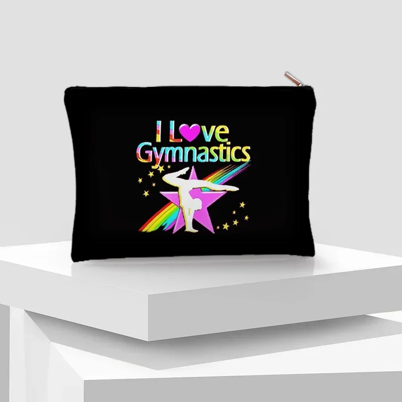 I Love Gymnastics Zipper Pouch - Beauty Makeup Lipstick recension och pris
