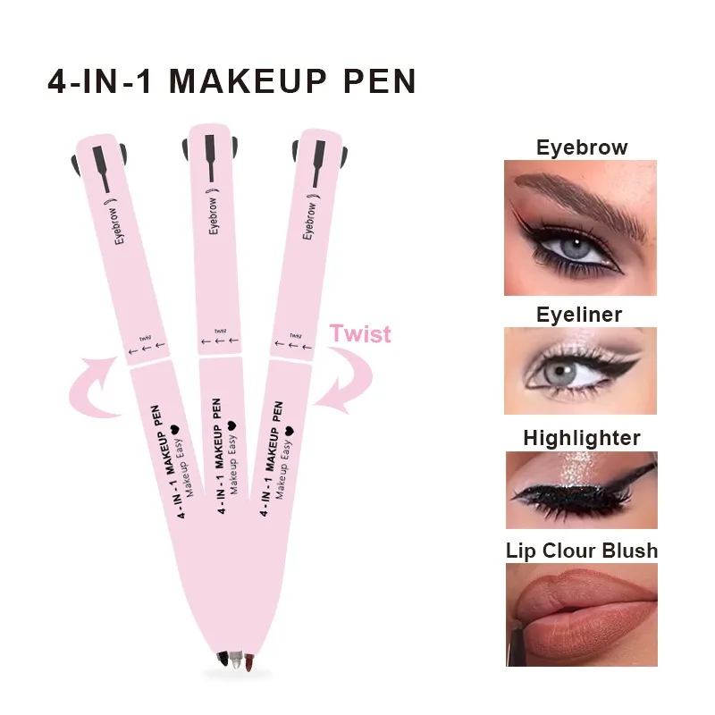 4 In 1 Eyebrow Pencil Lip Line - Beauty Makeup Drawing recension och pris