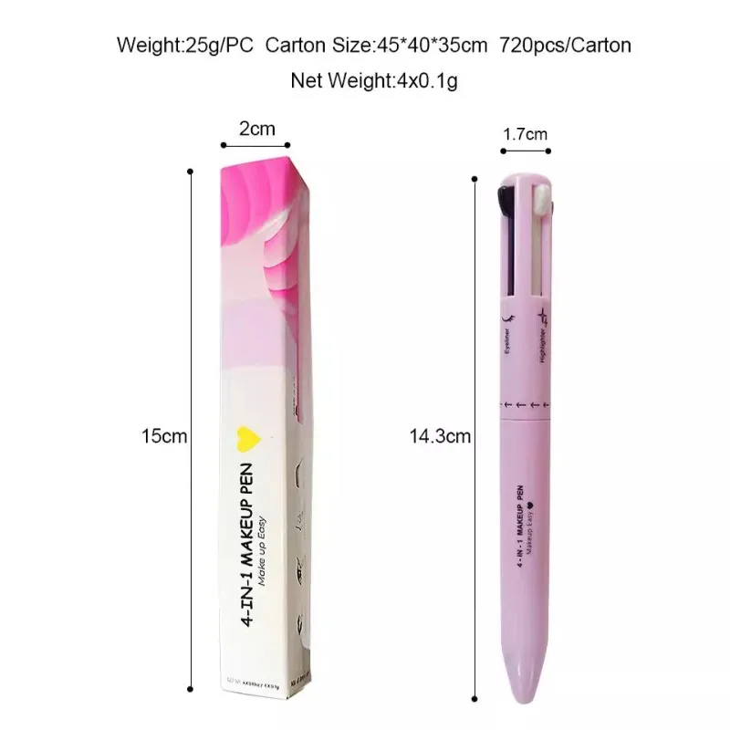 4 In 1 Eyebrow Pencil Lip Line - Beauty Makeup Drawing recension och pris