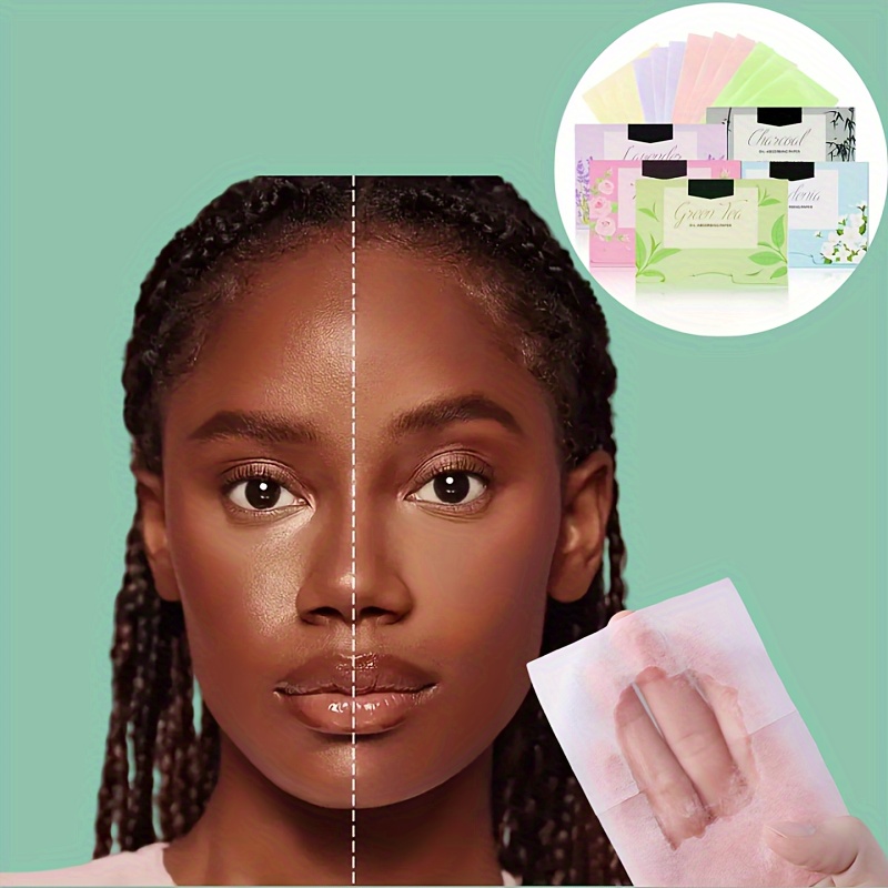 500pcs Facial Oil Blotting Pap - Beauty Makeup Face recension och pris