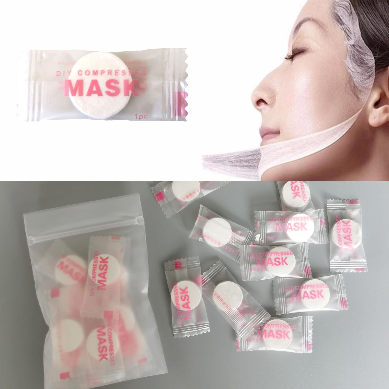 30/50pcs Disposable Compressed - Sheet Face Mask Pack recension och pris