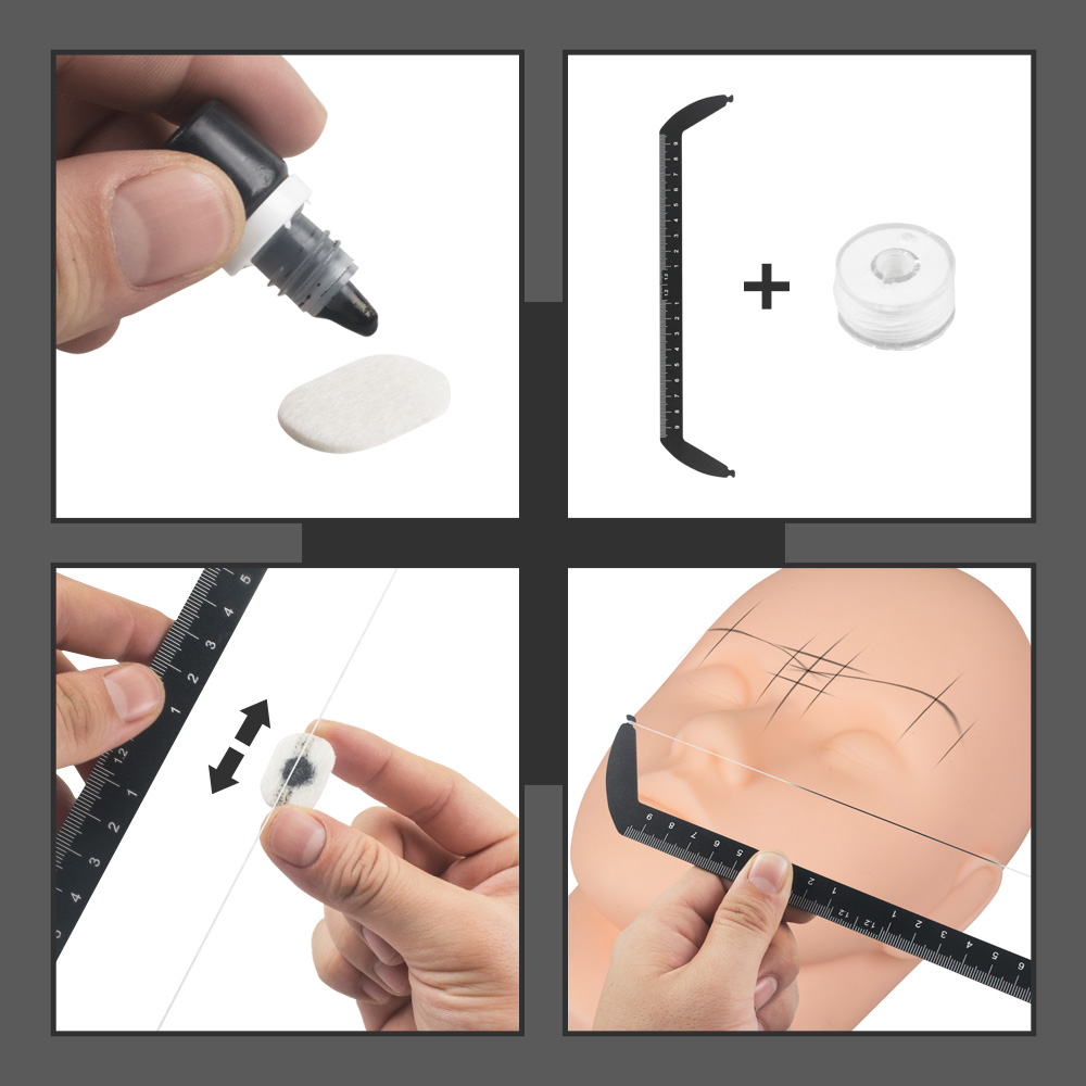 1 Set Black Tattoo Eyebrow Des - My Beauty Makeup Set recension och pris