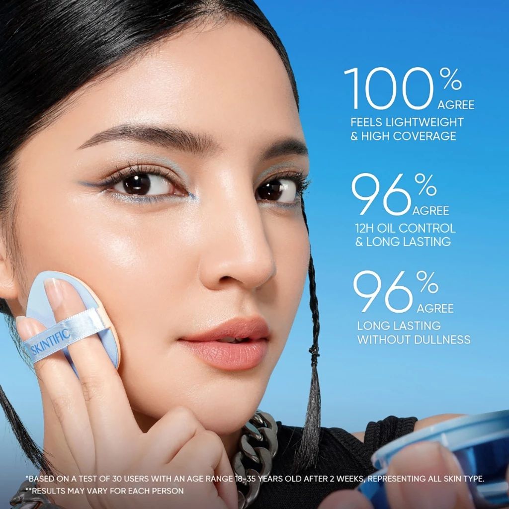 SKINTIFIC Perfect Stay Cushion - Concealer Full Coverage recension och pris