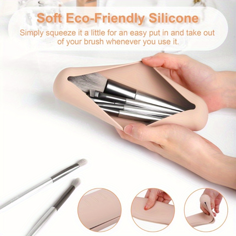 Travel Makeup Brush Holder,Sil - Beauty Makeup Face recension och pris