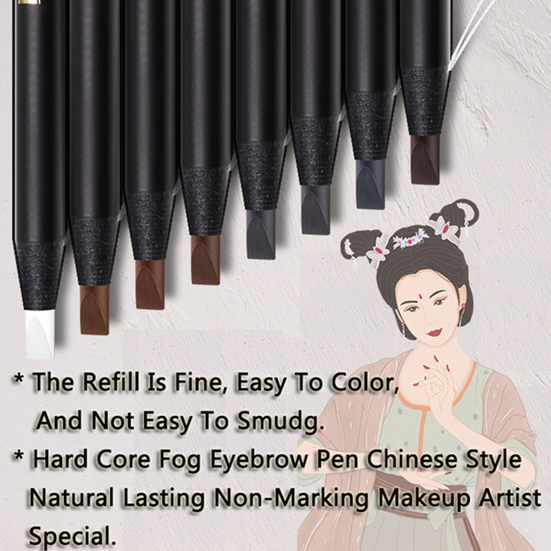 12PCS White Eyebrow Pencil Dra - Beauty Makeup Drawing recension och pris