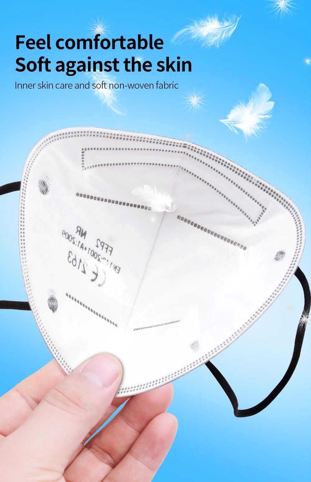 5Layer FFP2 Masks CE Approve K - Sheet Face Mask Pack recension och pris