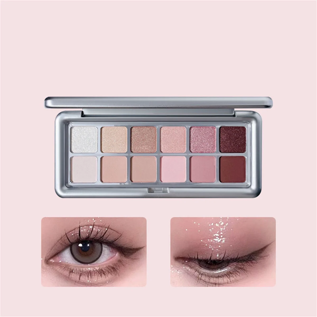 12 Color Eye Shadow Plate Matt - Beauty Book Makeup Kit recension och pris