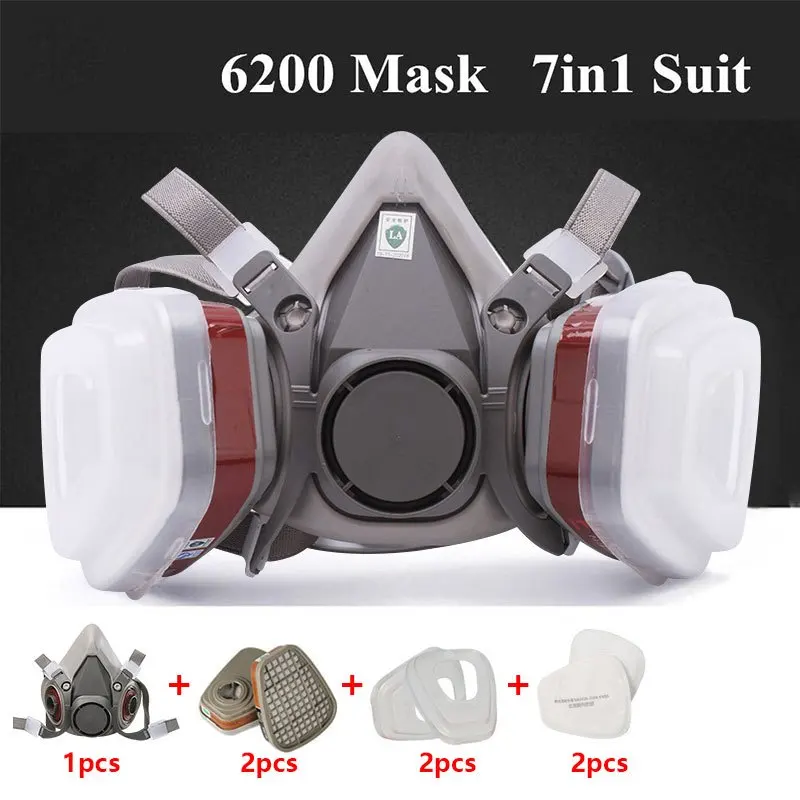 7in1 Gas Proof Half Face Mask  - Sheet Face Mask Pack recension och pris