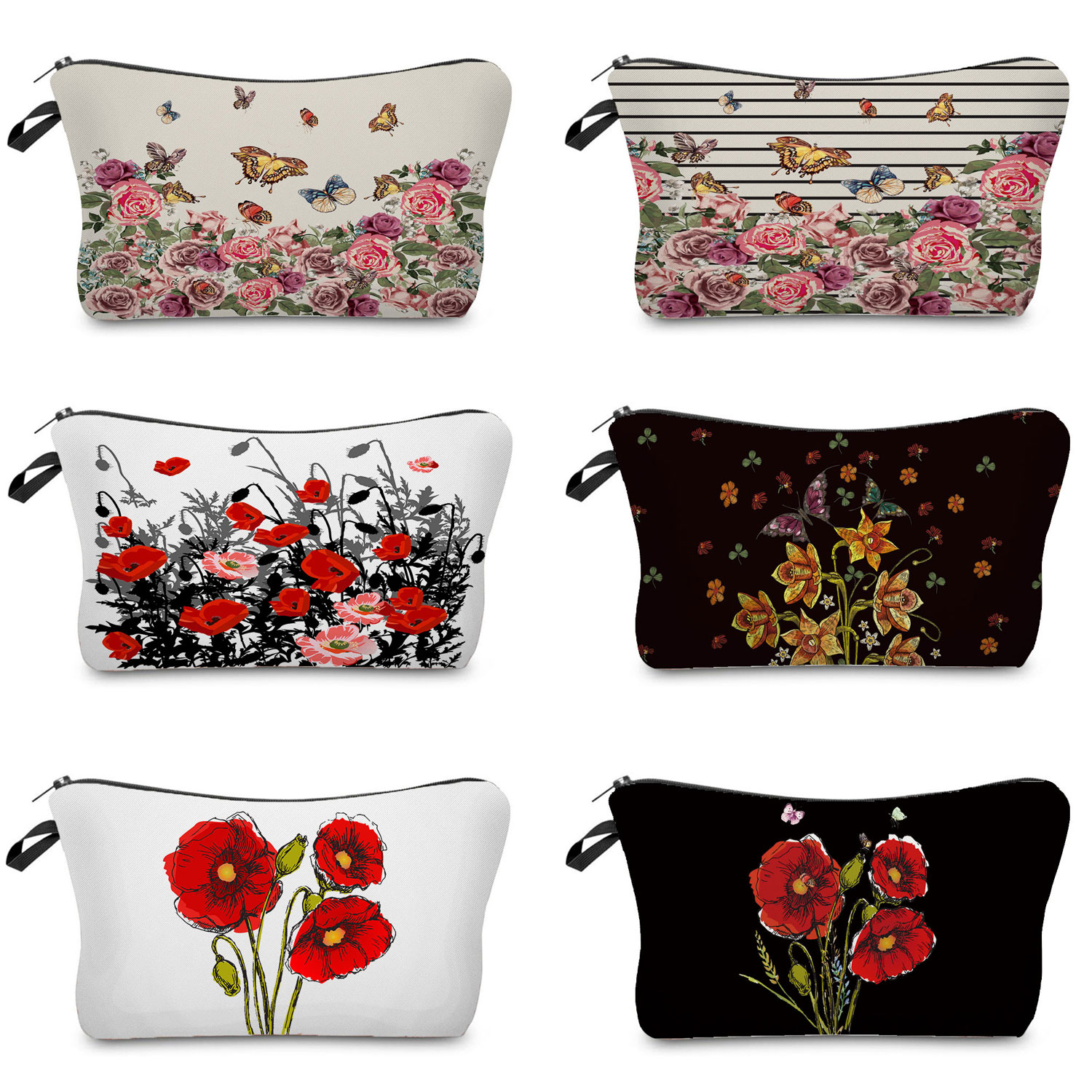 Beauty Flower Cosmetic Bag For - Beauty Makeup Drawing recension och pris