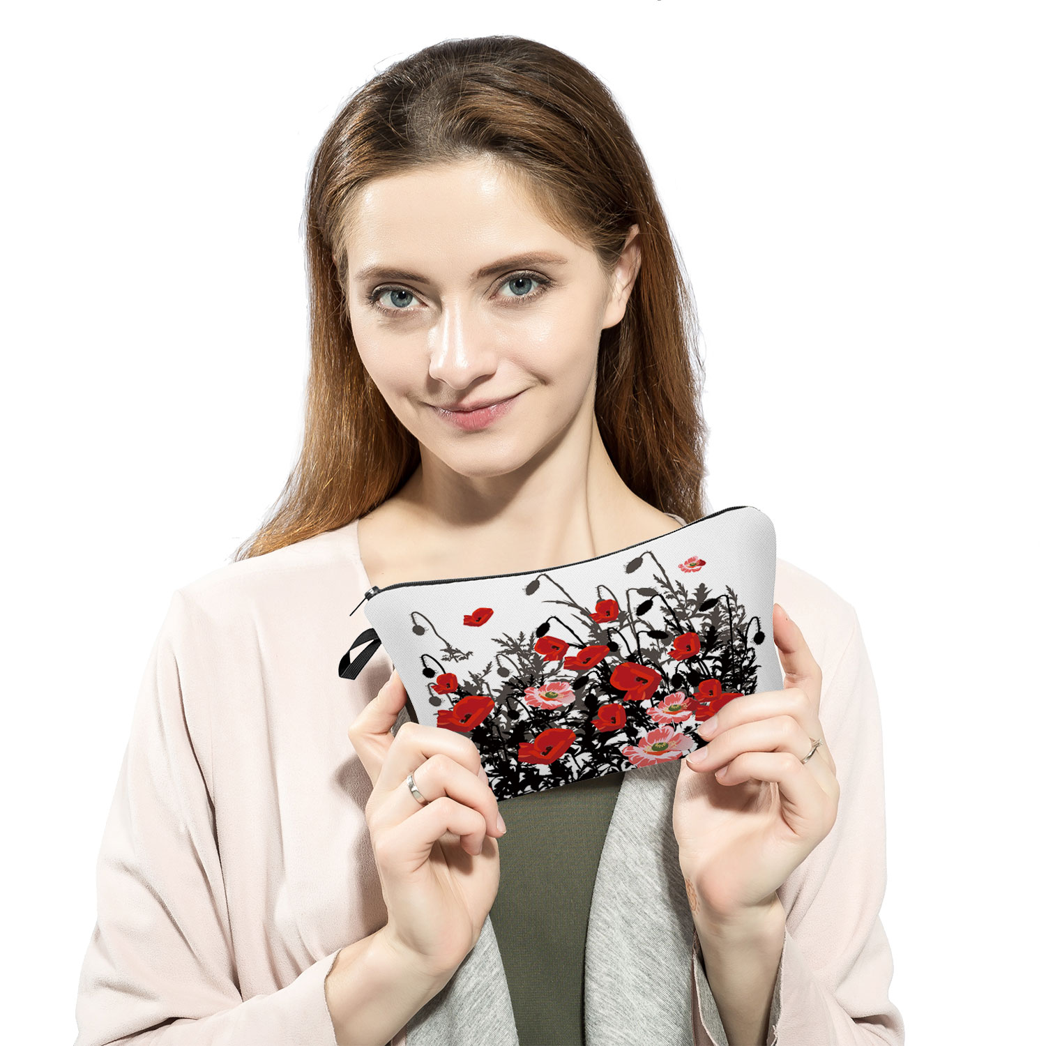 Beauty Flower Cosmetic Bag For - Beauty Makeup Drawing recension och pris