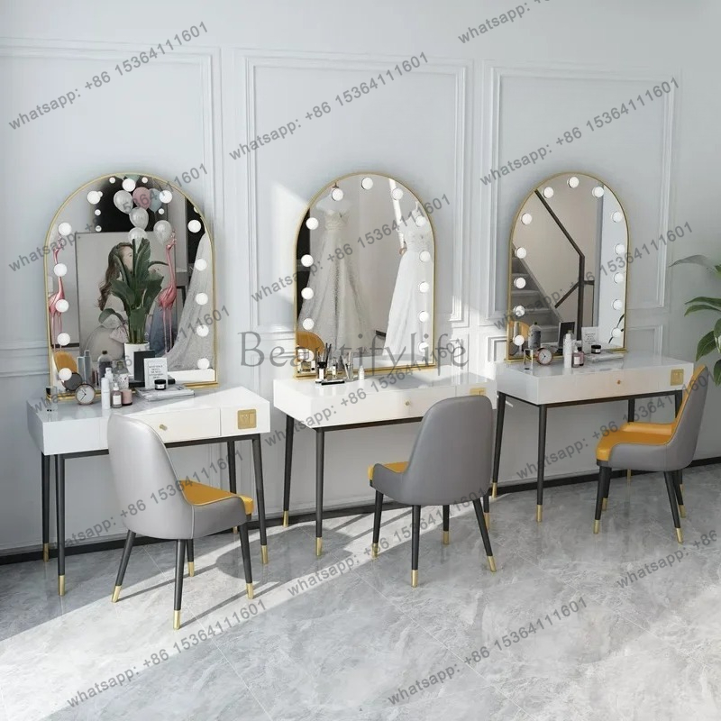 simple lamp mirror makeup tabl - Beauty Makeup Studio recension och pris