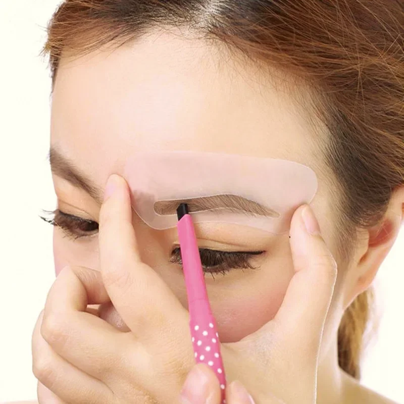 3 / 24 Pcs Reusable Eyebrow St - Beauty Makeup Drawing recension och pris