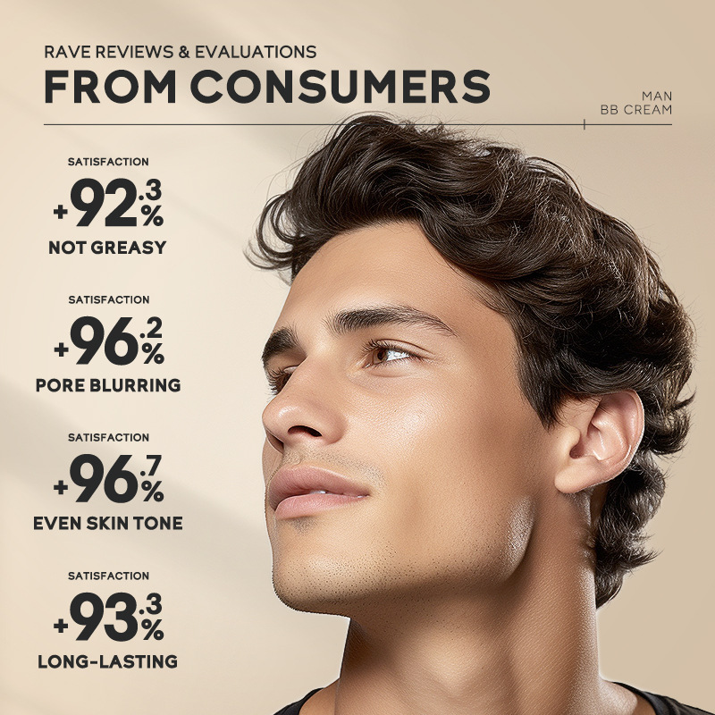 Men's BB Cream SPF15 PA++ Full - Concealer Full Coverage recension och pris