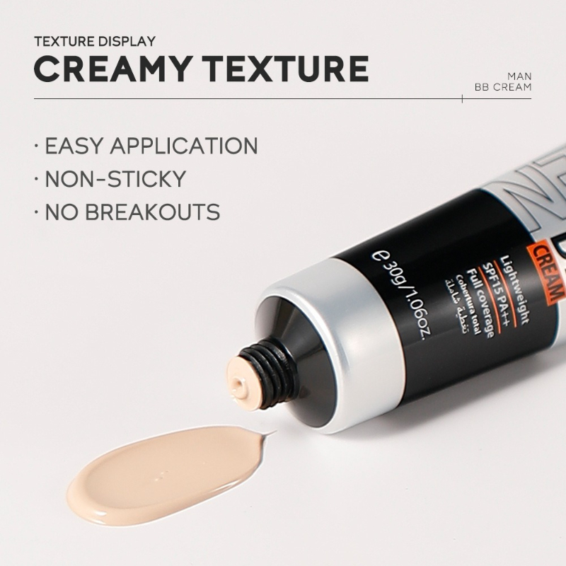 Men's BB Cream SPF15 PA++ Full - Concealer Full Coverage recension och pris