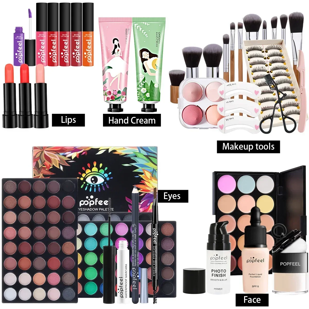 POPFEEL All-in-One Makeup Kit  - Beauty Book Makeup Kit recension och pris