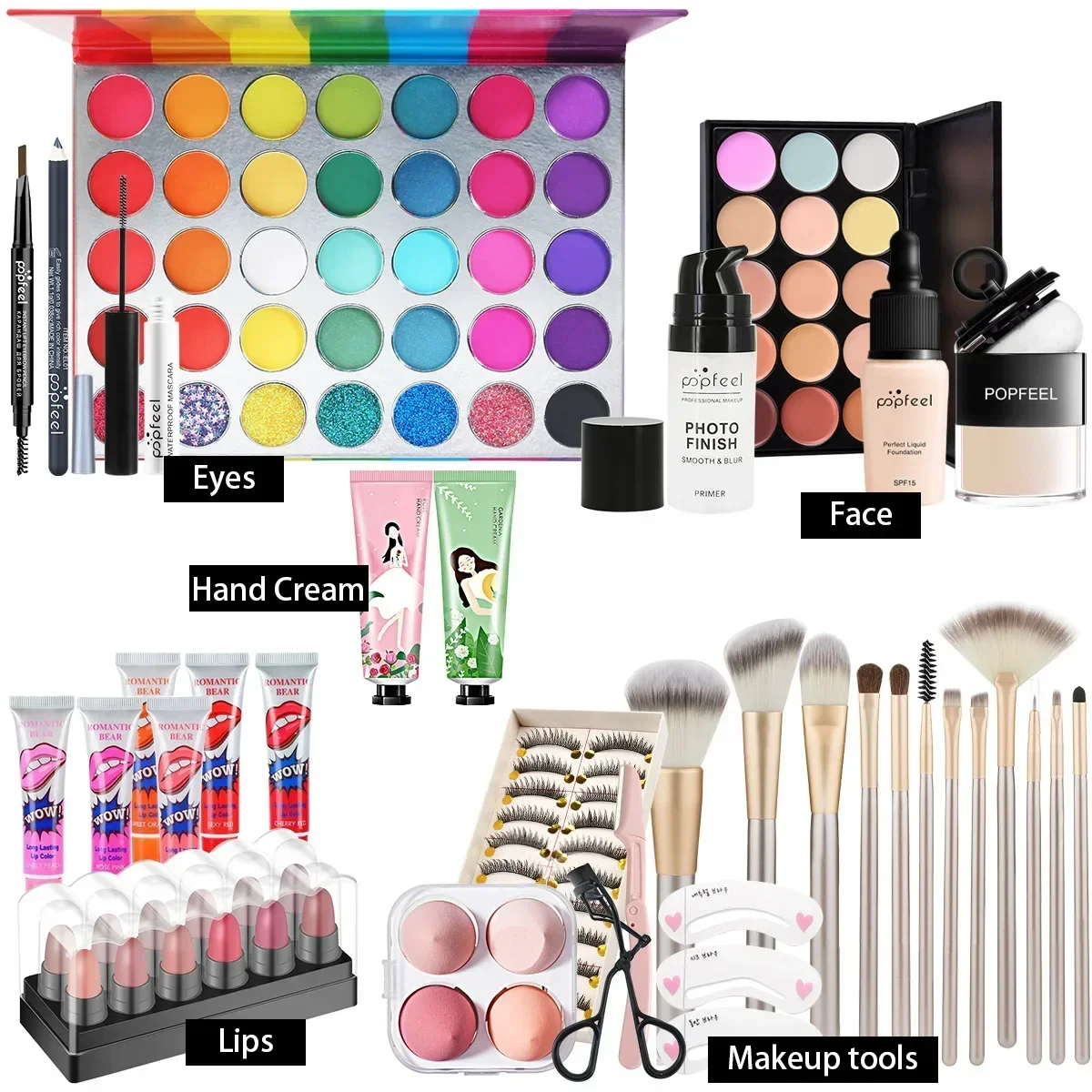 POPFEEL All-in-One Makeup Kit  - Beauty Book Makeup Kit recension och pris