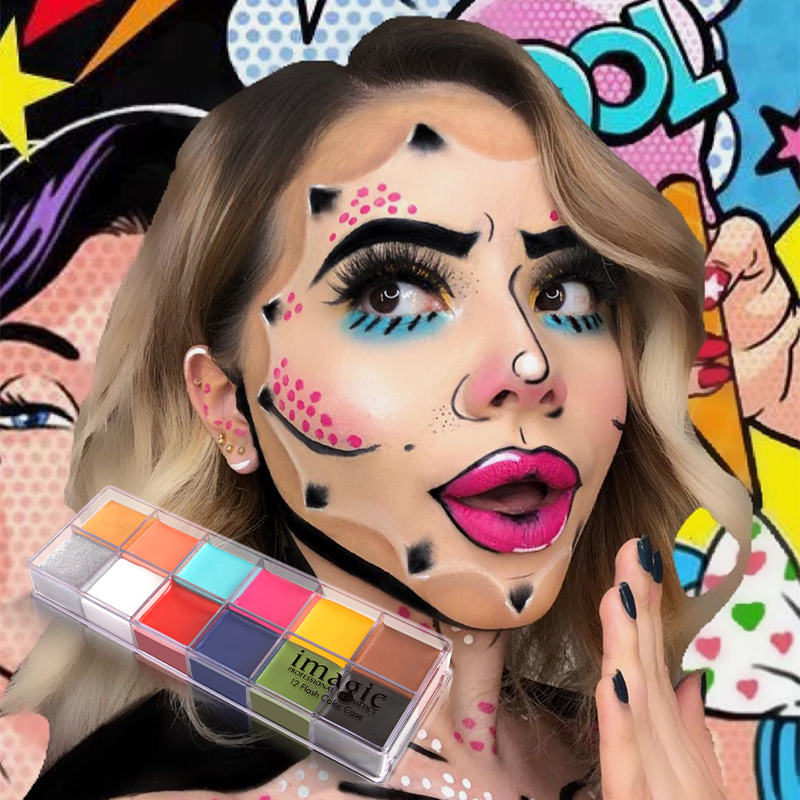 IMAGIC 12Colors Face Body Art  - Beauty Makeup Drawing recension och pris