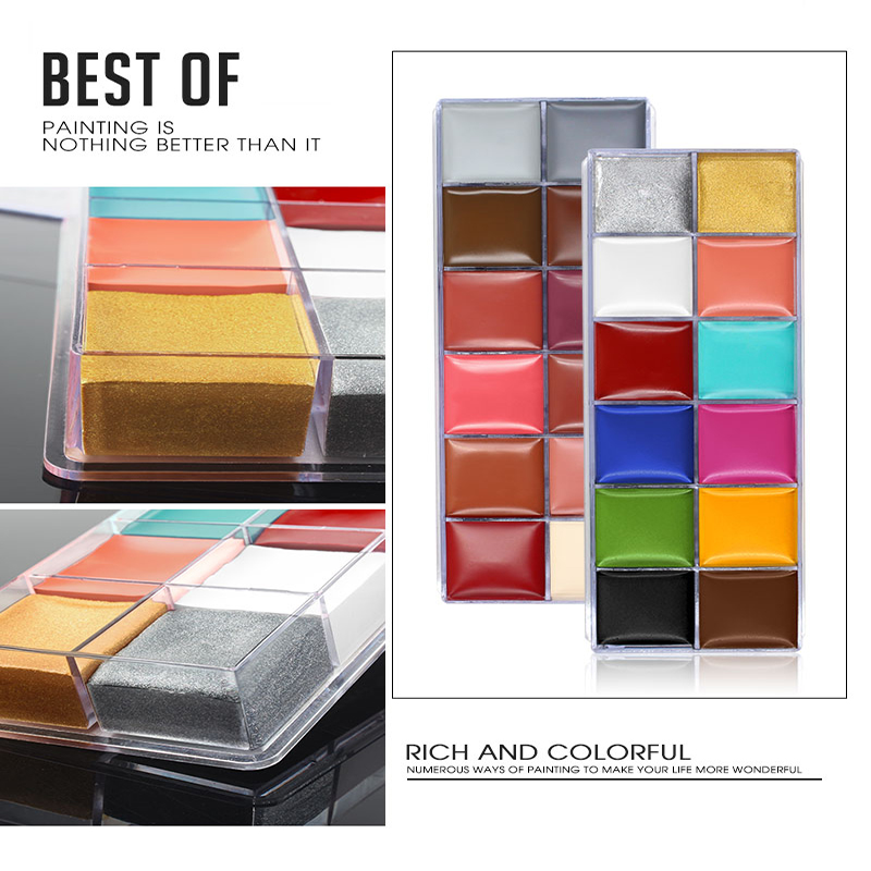 IMAGIC 12Colors Face Body Art  - Beauty Makeup Drawing recension och pris