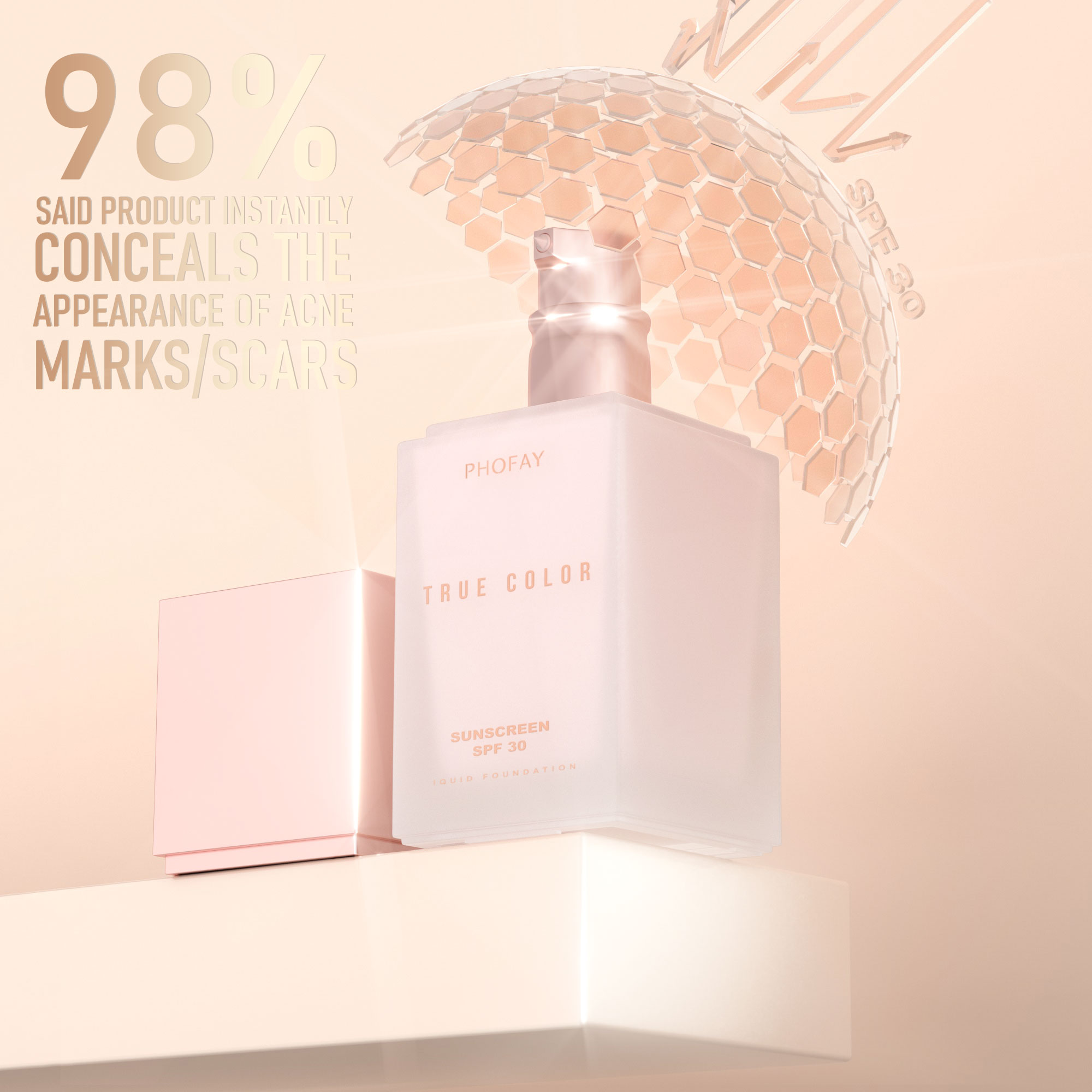 4 In 1 Foundation Long-wearing - Concealer Full Coverage recension och pris