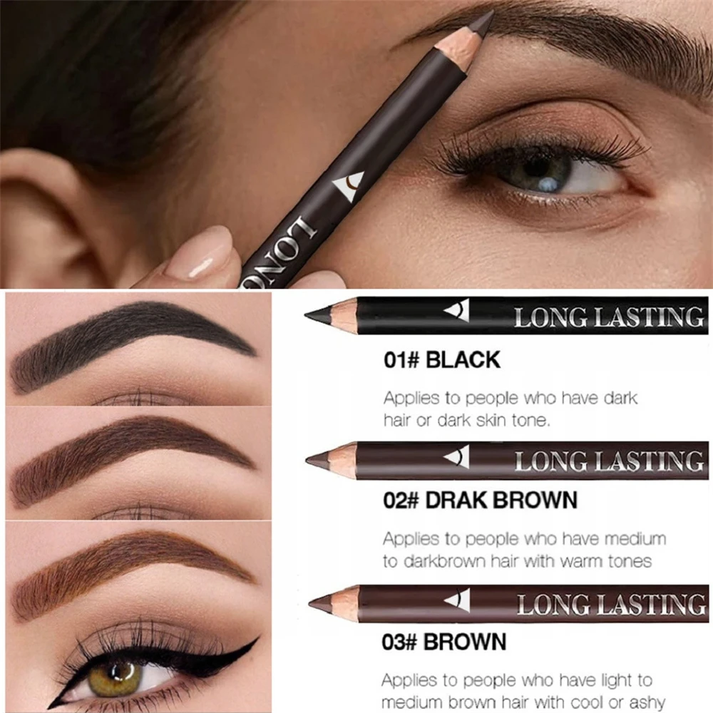 2 in 1 Eyebrow Eyeliner Pencil - Eyebrow Pomade Pencil recension och pris