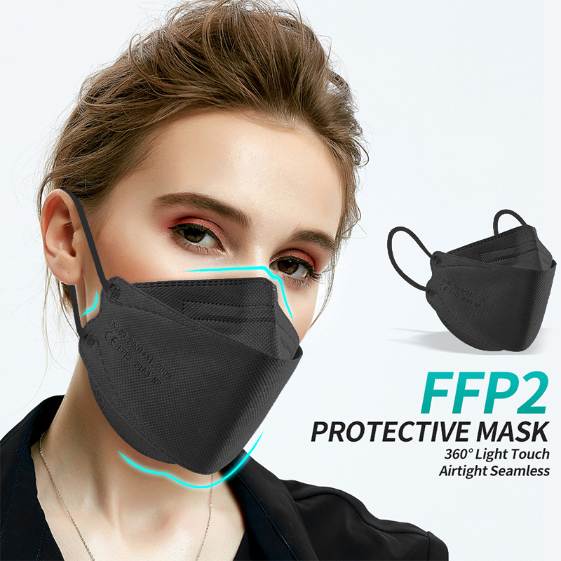 10-200pcs ffp2 mascarillas CE  - Sheet Face Mask Pack recension och pris