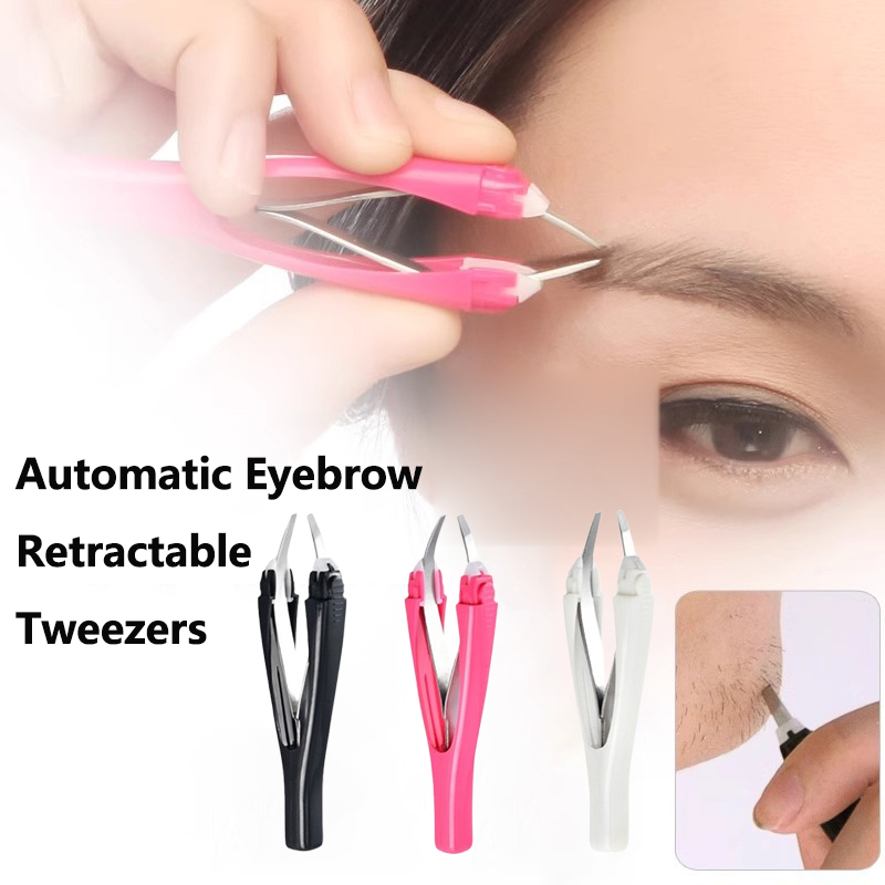 Eyebrow Tweezer Automatic Retr - Beauty Makeup Face recension och pris