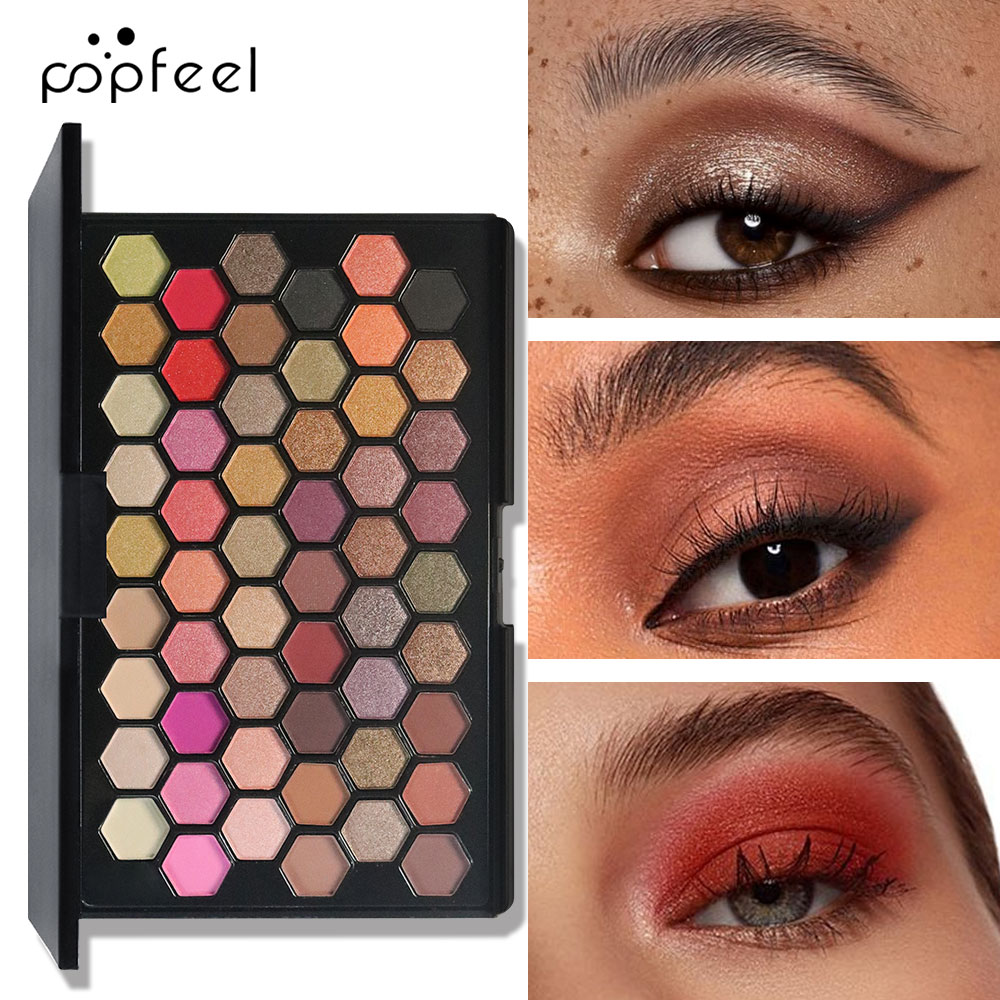 POPFEEL 54-Color Eyeshadow Pal - Beauty Book Makeup Kit recension och pris