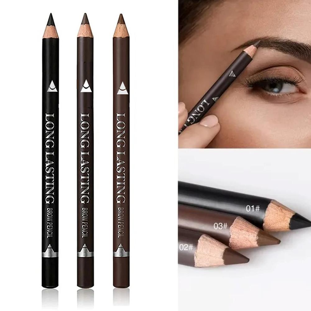 3-Color Long Lasting Black Bro - Eyebrow Pomade Pencil recension och pris