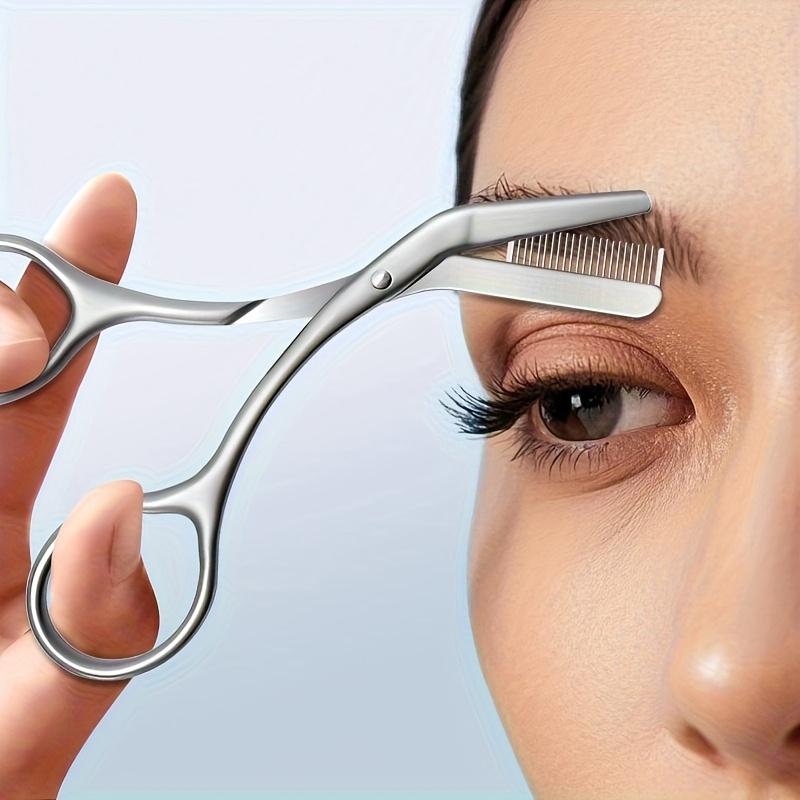 Stainless Steel Eyebrow Scisso - Beauty Works Makeup recension och pris