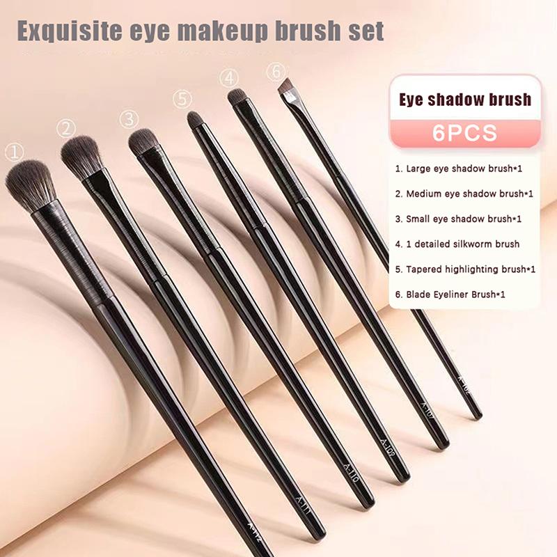 5/6/8/10Pcs Eyes Makeup Brushe - Beauty Makeup Eyeshadow recension och pris
