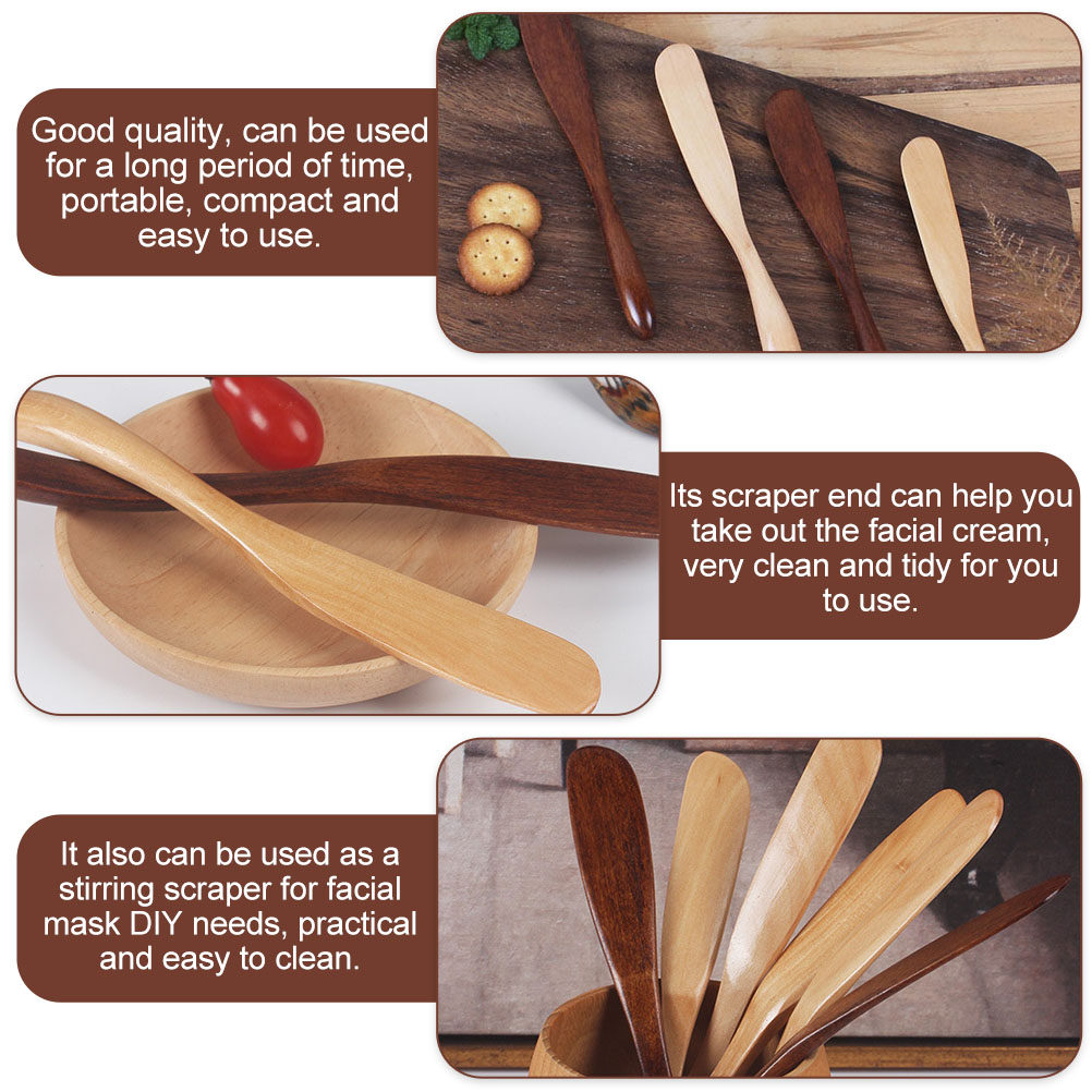 4Pcs Wooden Makeup Supply Scra - Beauty Makeup Kit recension och pris