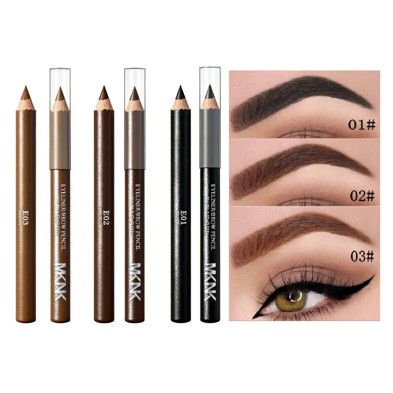 3 Colors Wooden Eyebrow Eyelin - Eyebrow Pomade Pencil recension och pris
