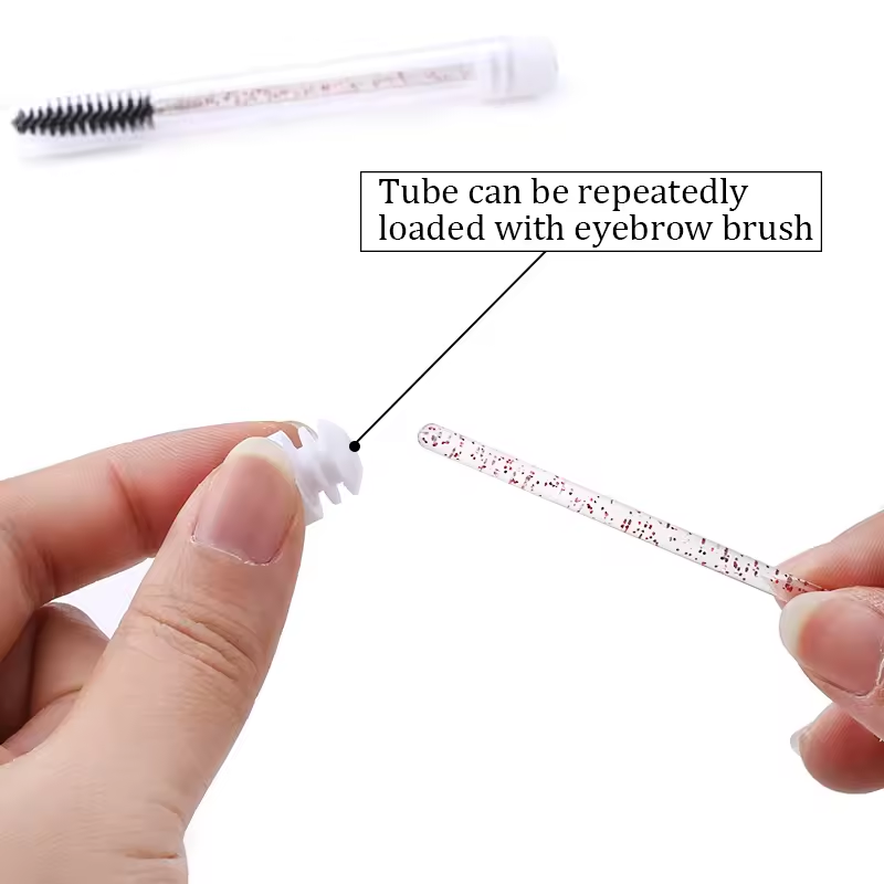 Eyelash Brush Tube With Eyebro - Beauty Makeup Supply recension och pris