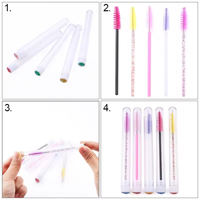 Eyelash Brush Tube With Eyebro - Beauty Makeup Supply recension och pris