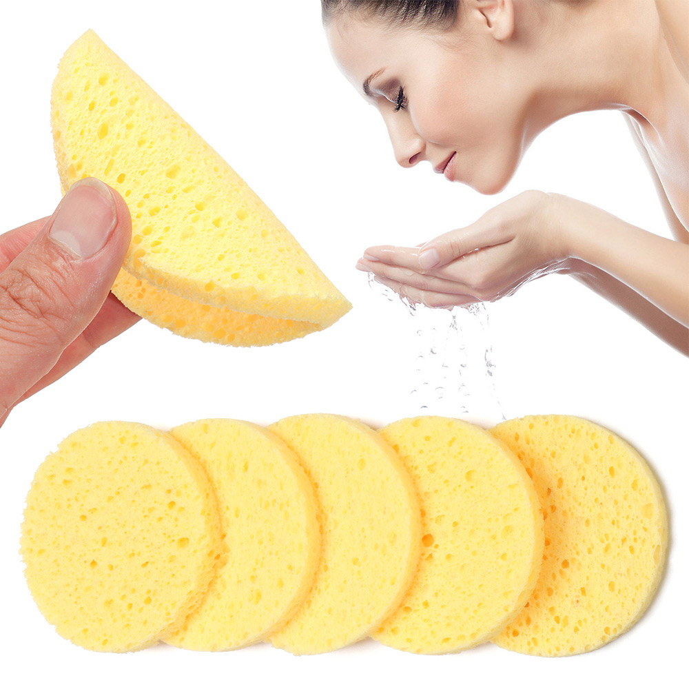 10pcs 6-9cm Yellow Face Round  - Beauty Makeup Face recension och pris