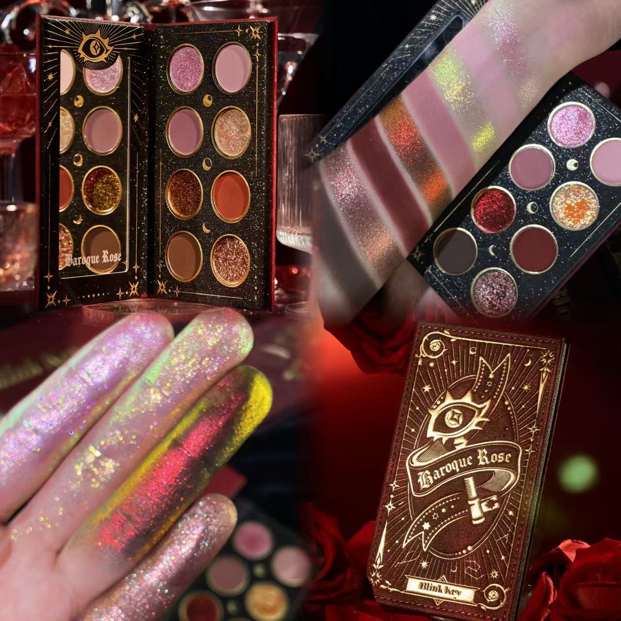 Blinkkey 8 Color  Baroque Rose - Beauty Book Makeup Kit recension och pris