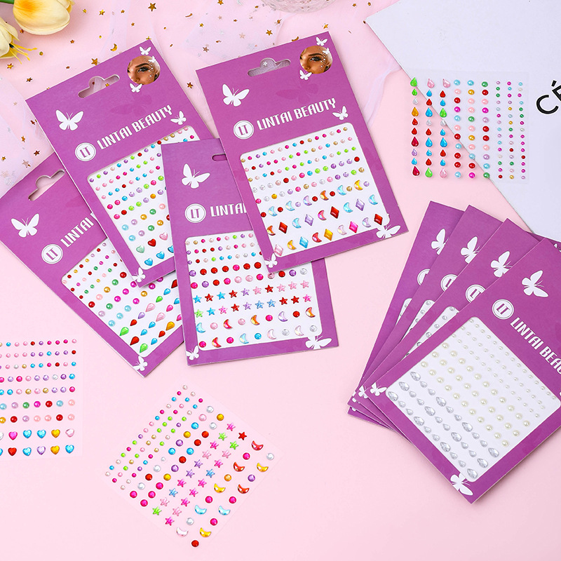 Hot Selling Face Gems Stickers - Beauty And Makeup recension och pris