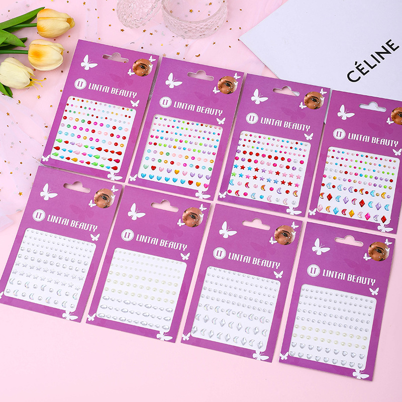 Hot Selling Face Gems Stickers - Beauty And Makeup recension och pris