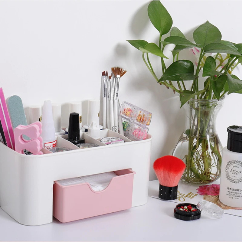 Nail Art Organizer Desktop Dra - Beauty Makeup Lipstick recension och pris