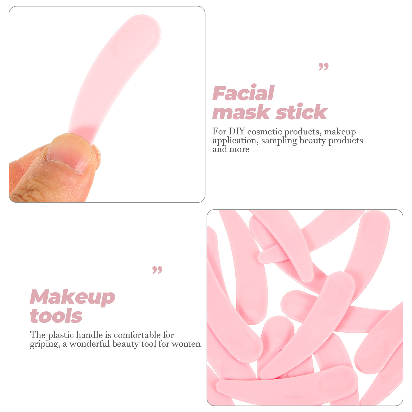 50Pcs Makeup Spoon Facial Plas - Beauty Makeup Face recension och pris
