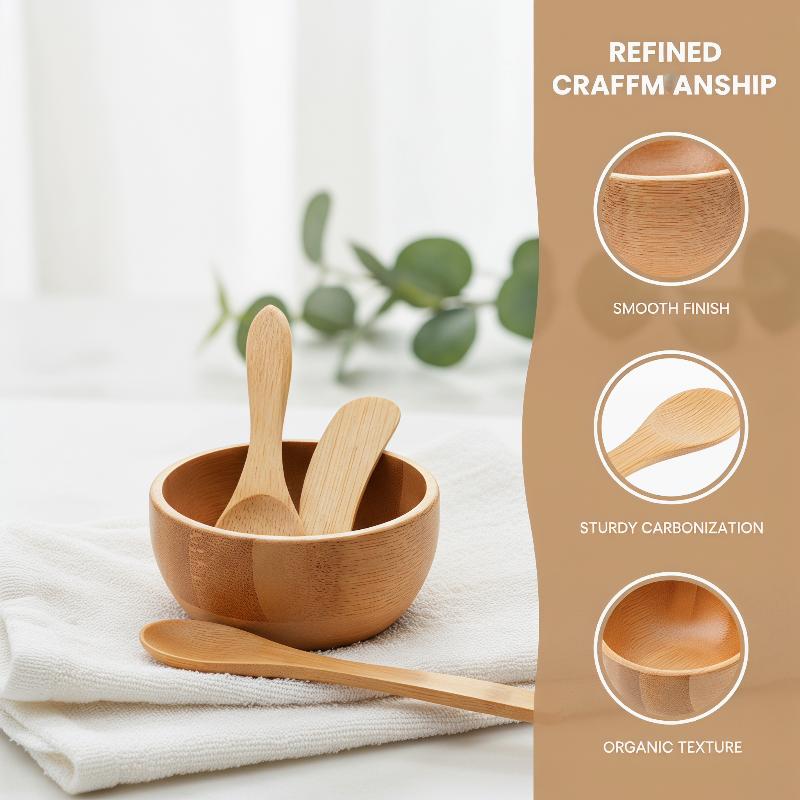3pcs Mini Size Bamboo Diy Face - Beauty Makeup Face recension och pris